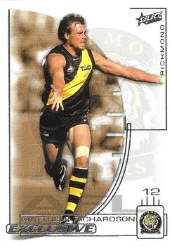 2002 Select AFL Exclusive #48 Matthew Richardson Front